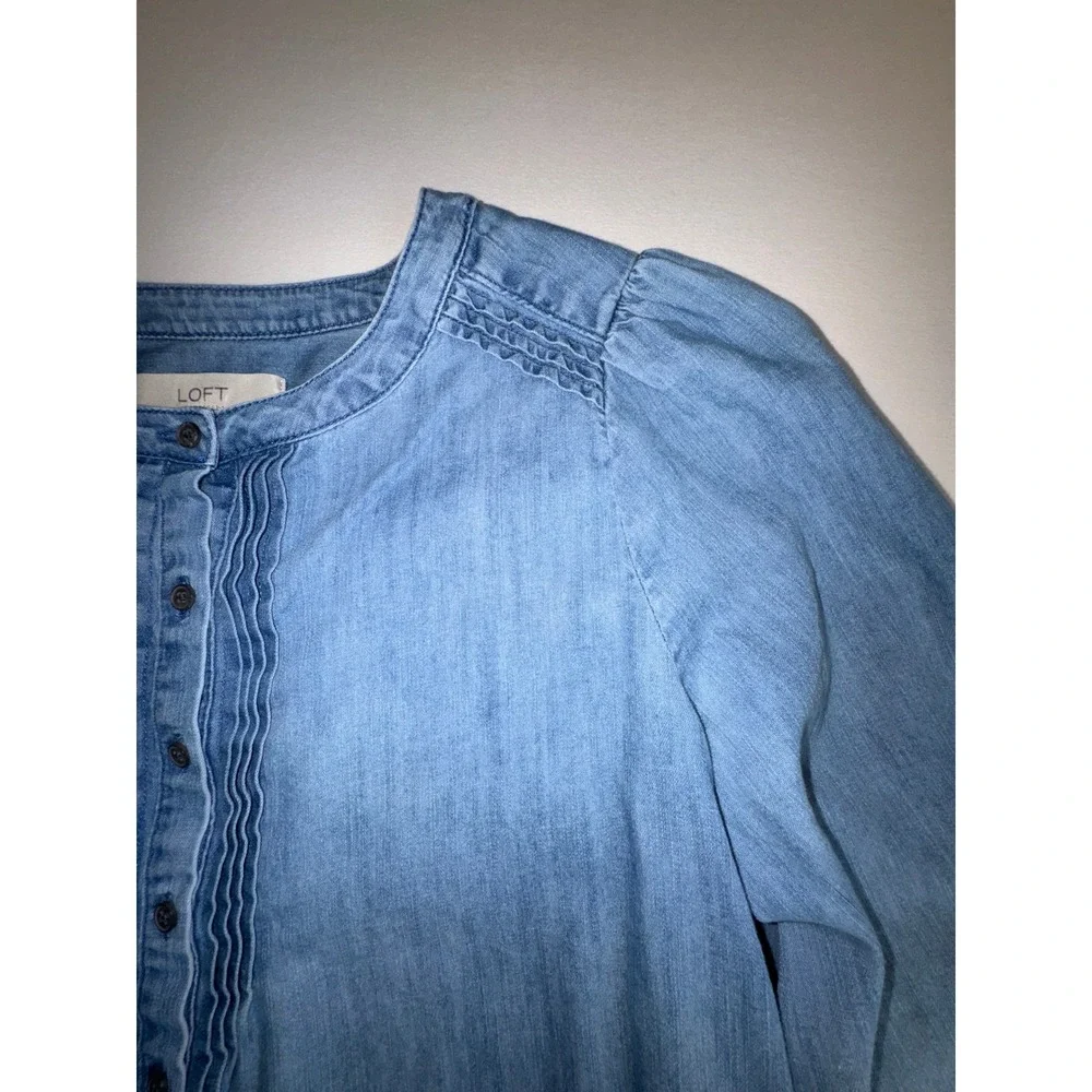 LOFT chambray denim